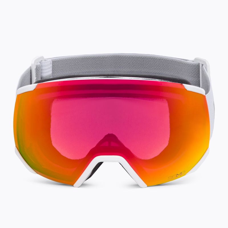 Маска лижна Salomon Radium white/sigma poppy red L47005300 2