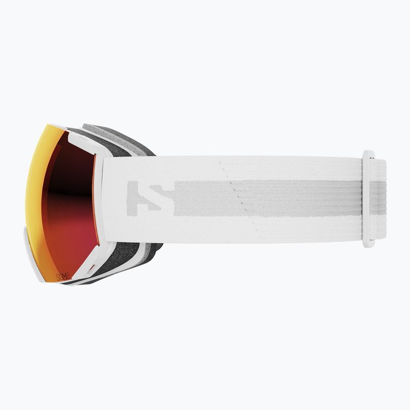Маска лижна Salomon Radium white/sigma poppy red L47005300 9