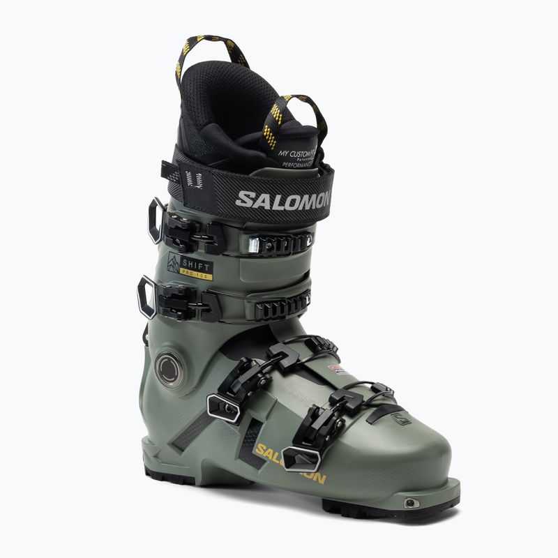 Черевики лижні чоловічі Salomon Shift Pro 100 AT зелені L47000800