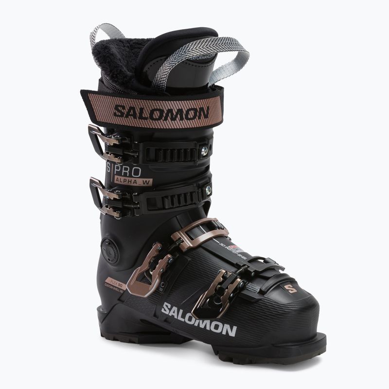 Черевики лижні жіночі Salomon S Pro Alpha 90W GW чорні L47045900