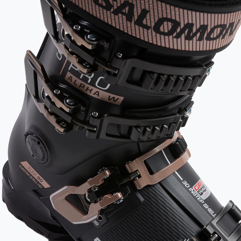 Черевики лижні жіночі Salomon S Pro Alpha 90W GW чорні L47045900 7