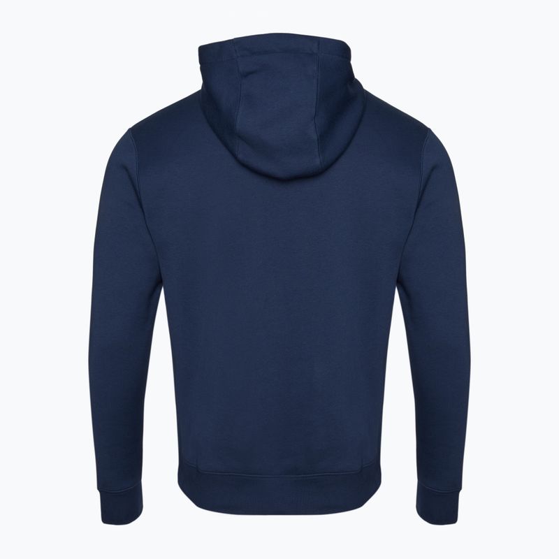 Кофта чоловіча Nike Sportswear Club Fleece Hoodie midnight navy/midnight navy/white 2