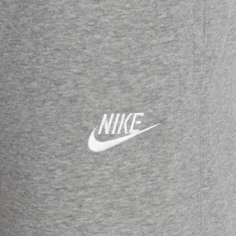 Штани чоловічі Nike Sportswear Club Fleece dark grey heather/matte silver/white 3