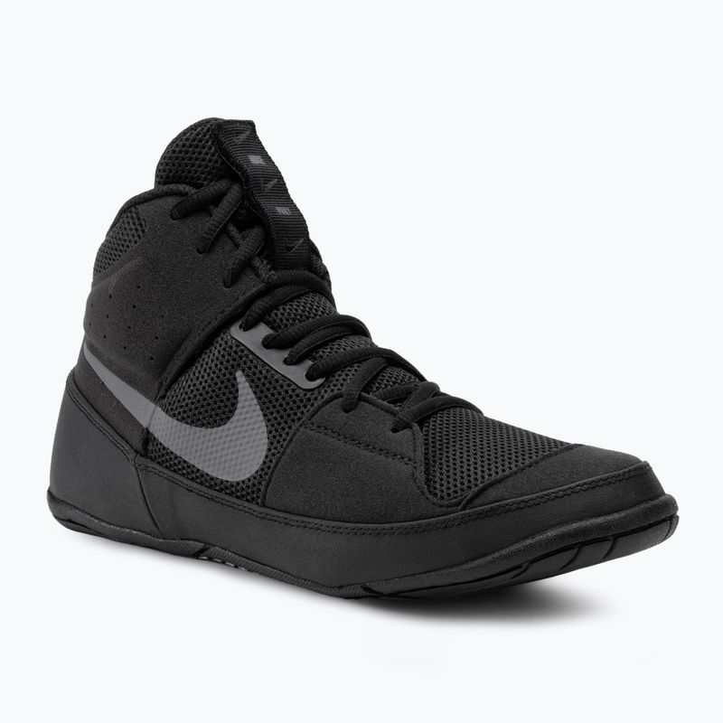 Кросівки борцівські Nike Fury black/metallic silver