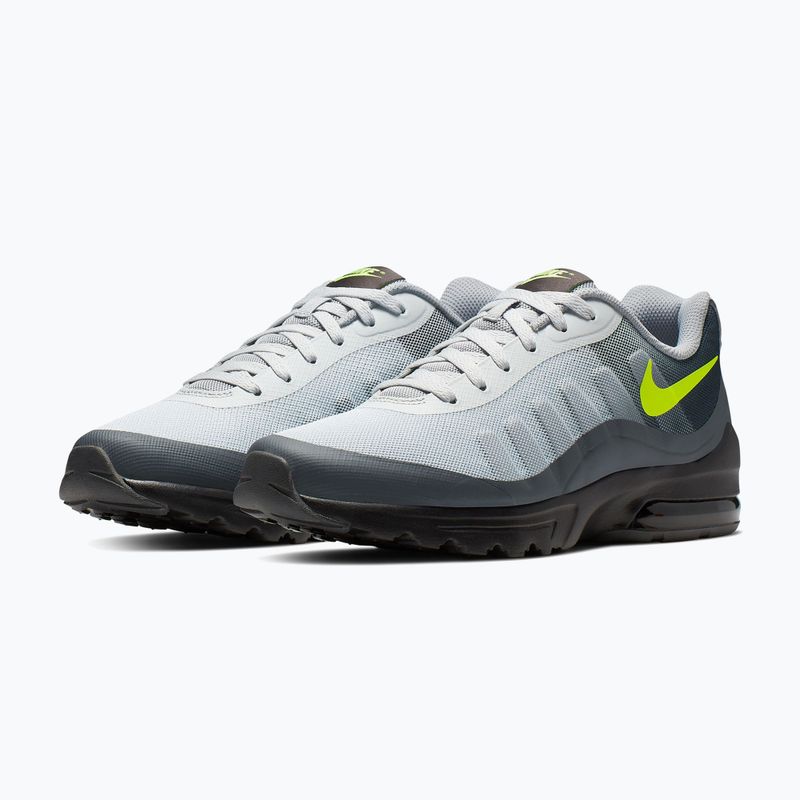 Кросівки чоловічі Nike Air Max Invigor black/dark grey/cool grey/volt 10