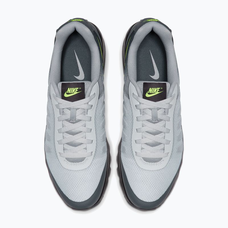 Кросівки чоловічі Nike Air Max Invigor black/dark grey/cool grey/volt 12