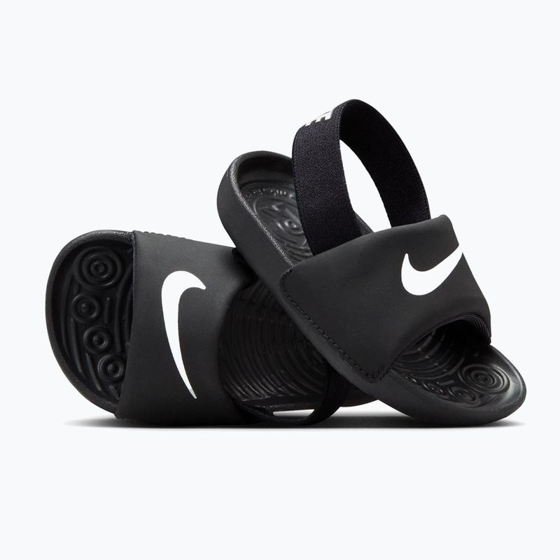 Шльопанці дитячі Nike Coffee black/white/white/white 3