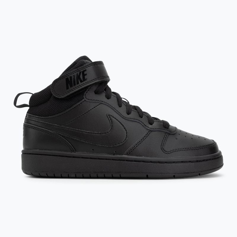 Дитяче взуття Nike Court Borough Mid 2 black/black/black 2