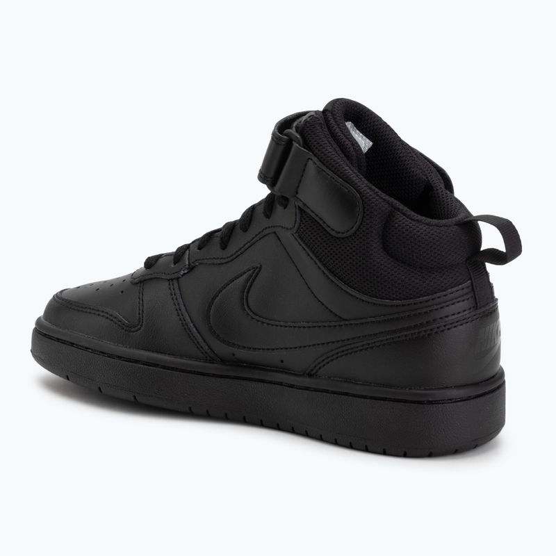Кросівки дитячі Nike Court Borough Mid 2 black/black/black 3