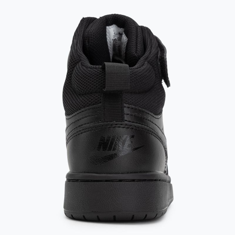 Кросівки дитячі Nike Court Borough Mid 2 black/black/black 6