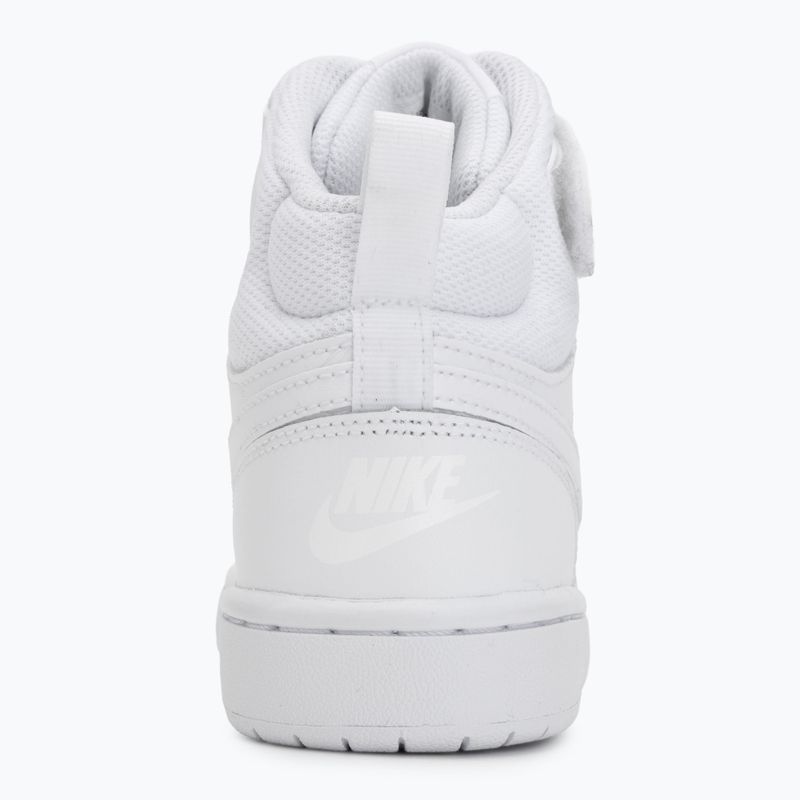 Кросівки дитячі Nike Court Borough Mid 2 white/white/white 6