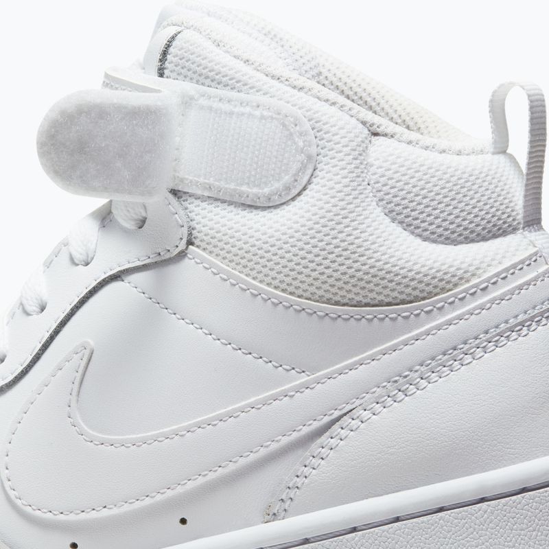 Кросівки дитячі Nike Court Borough Mid 2 white/white/white 8