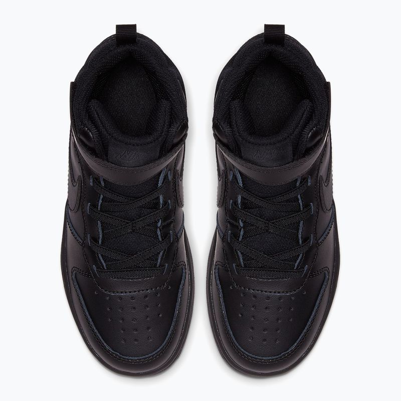 Взуття дитяче Nike Court Borough Mid 2 black/black/black 4