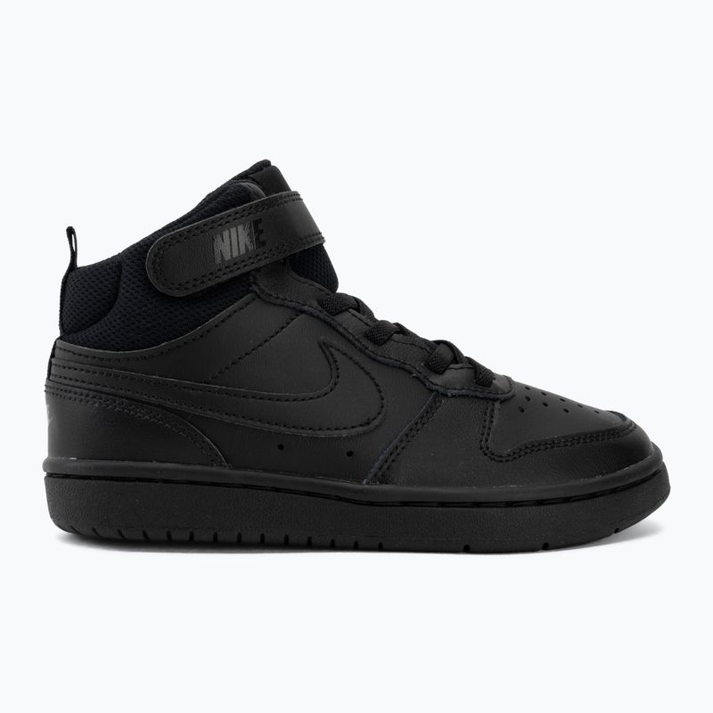 Взуття дитяче Nike Court Borough Mid 2 black/black/black 2