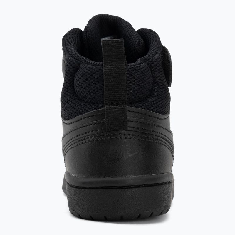 Взуття дитяче Nike Court Borough Mid 2 black/black/black 6