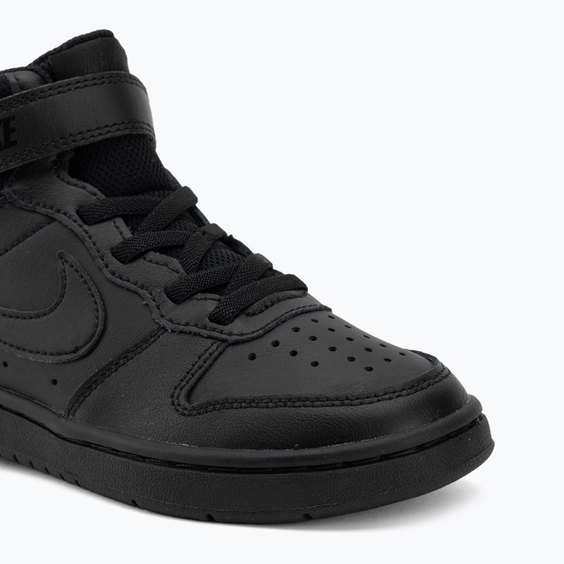 Взуття дитяче Nike Court Borough Mid 2 black/black/black 7