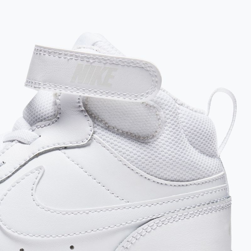Взуття дитяче Nike Court Borough Mid 2 white/white/white 5