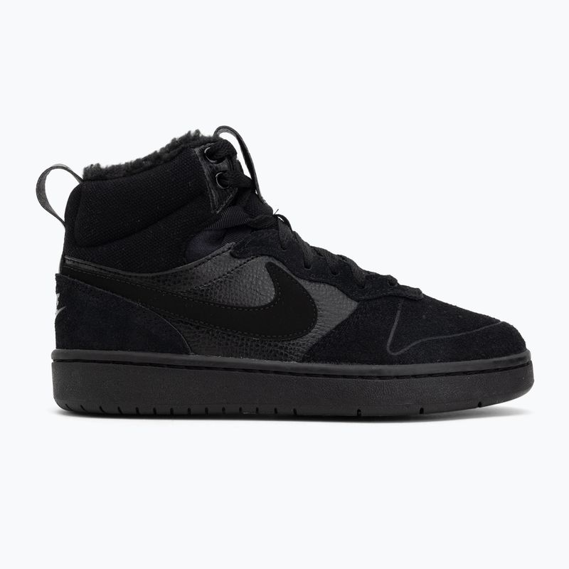 Кросівки дитячі Nike Court Borough Mid 2 black/black/black 2