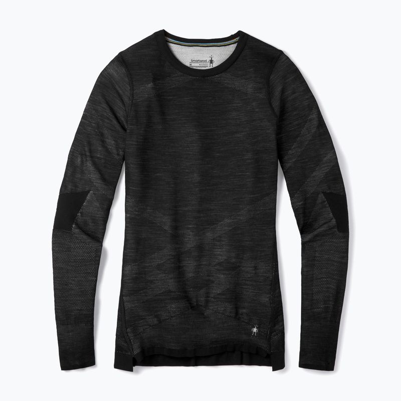 Жіноча термоактивна кофта Smartwool Intraknit Merino 200 Crew black/white 4