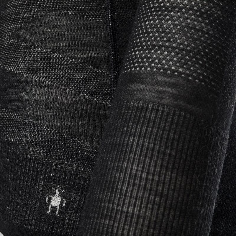 Жіноча термоактивна кофта Smartwool Intraknit Merino 200 Crew black/white 3