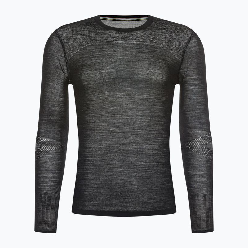 Чоловіча термоактивна кофта Smartwool Intraknit Merino 200 Crew black/white