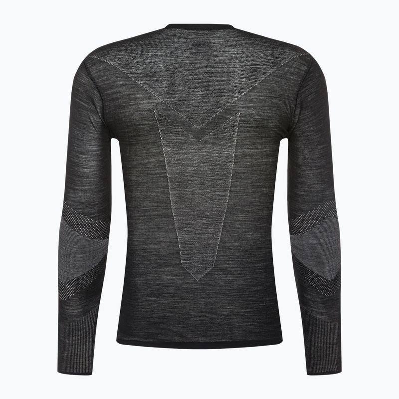 Чоловіча термоактивна кофта Smartwool Intraknit Merino 200 Crew black/white 2