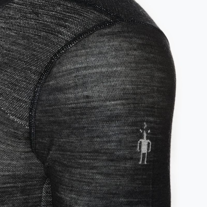 Чоловіча термоактивна кофта Smartwool Intraknit Merino 200 Crew black/white 3