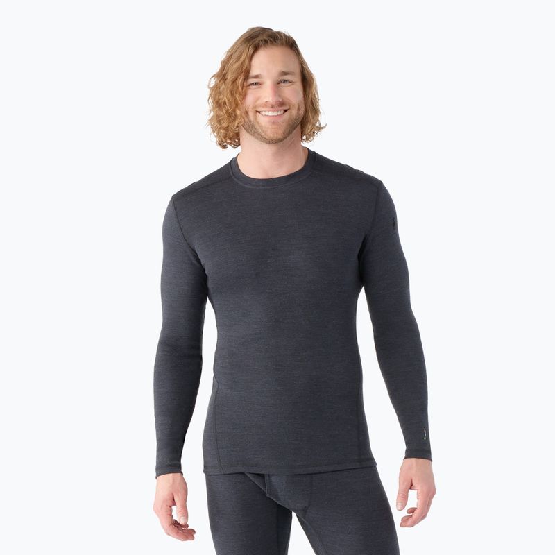 Чоловіча термофутболка Smartwool Merino 250 Baselayer Crew Boxed з вугільного вересу