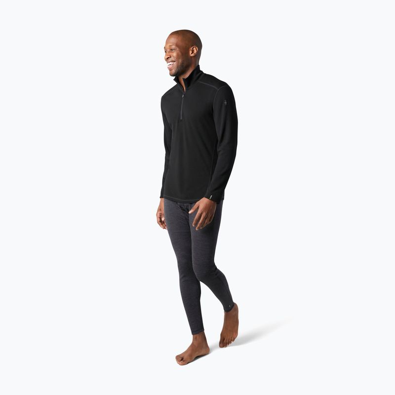 Чоловічий термокостюм Smartwool Merino 250 Baselayer 1/4 Zip Boxed чорний 2