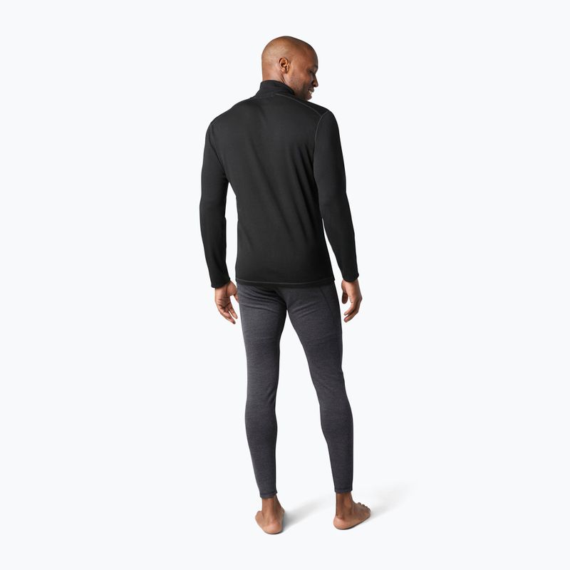 Чоловічий термокостюм Smartwool Merino 250 Baselayer 1/4 Zip Boxed чорний 3