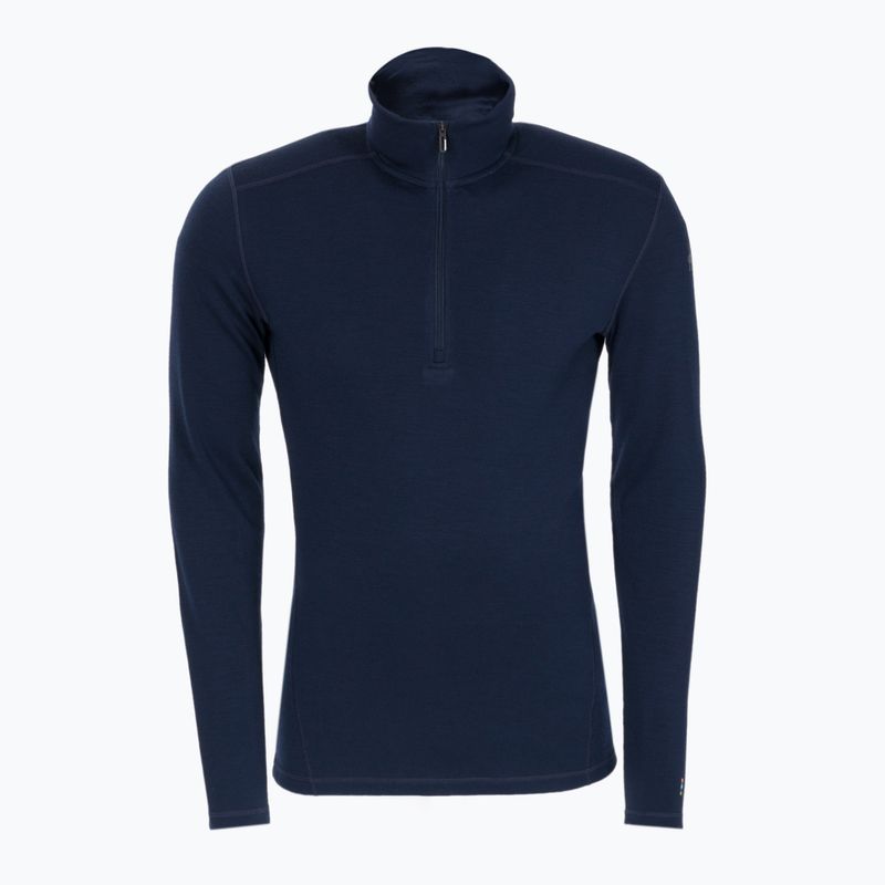 Термофутболка чоловіча  Smartwool Merino 250 Baselayer 1/4 Zip Boxed темно-синя 16356-092-S