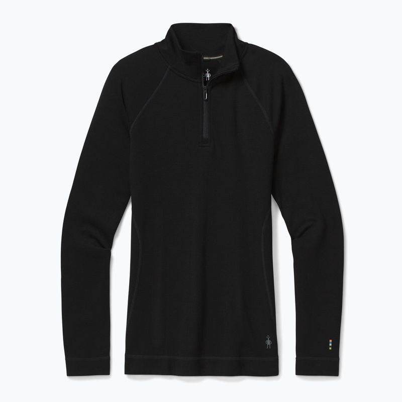Термокофта жіноча Smartwool Merino 250 Baselayer 1/4 Zip Boxed чорна SW016374001