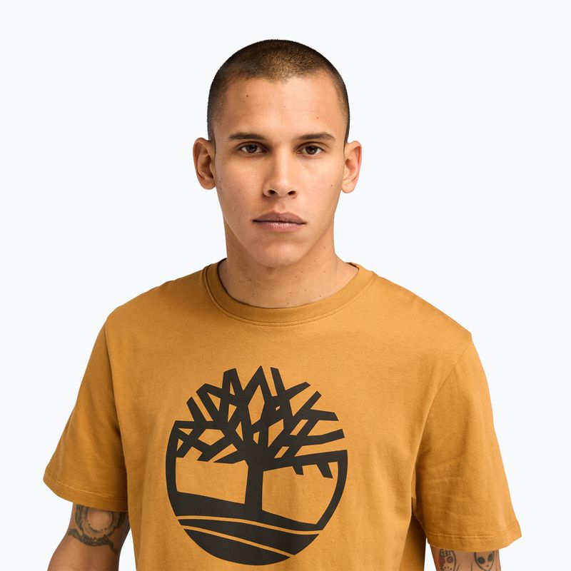Футболка чоловіча Timberland Kennebec Tree Logo wheat boot 4