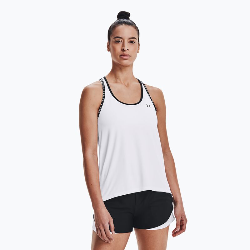 Футболка для тренувань жіноча Under Armour Knockout Tank біла 1351596