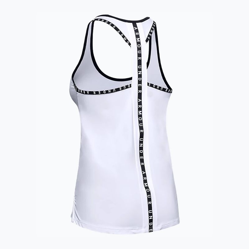 Футболка для тренувань жіноча Under Armour Knockout Tank біла 1351596 6