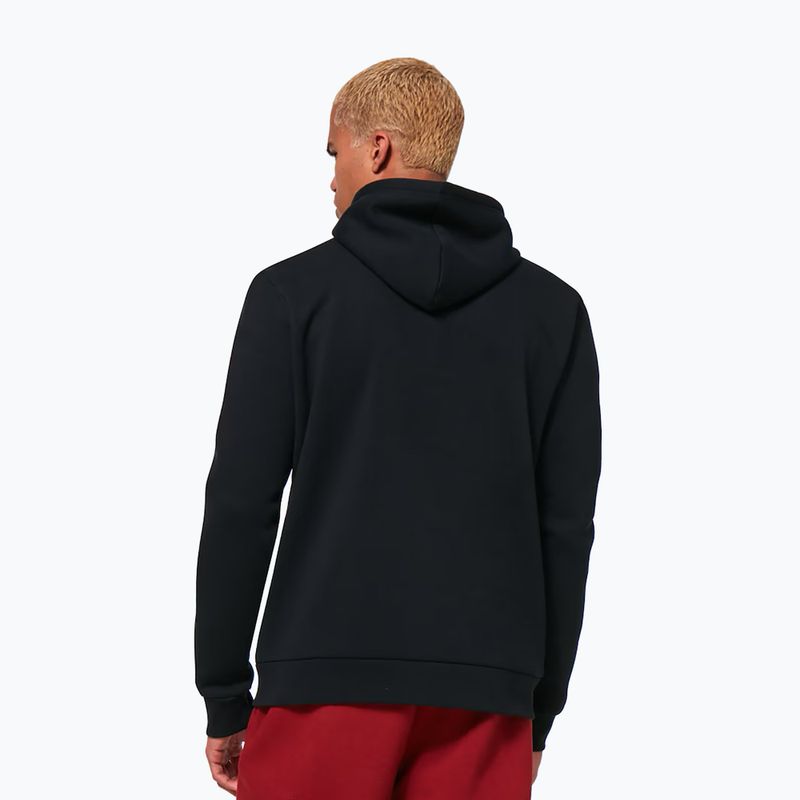 Кофта чоловіча Oakley Bark 2.0 Hoodie FZ black/white 3
