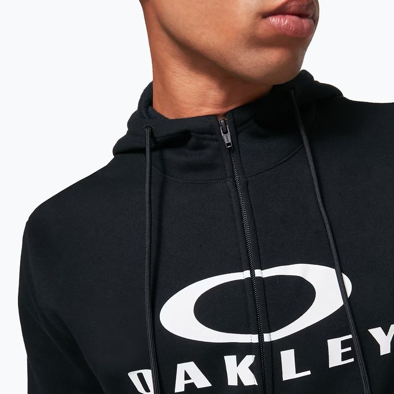 Кофта чоловіча Oakley Bark 2.0 Hoodie FZ black/white 6