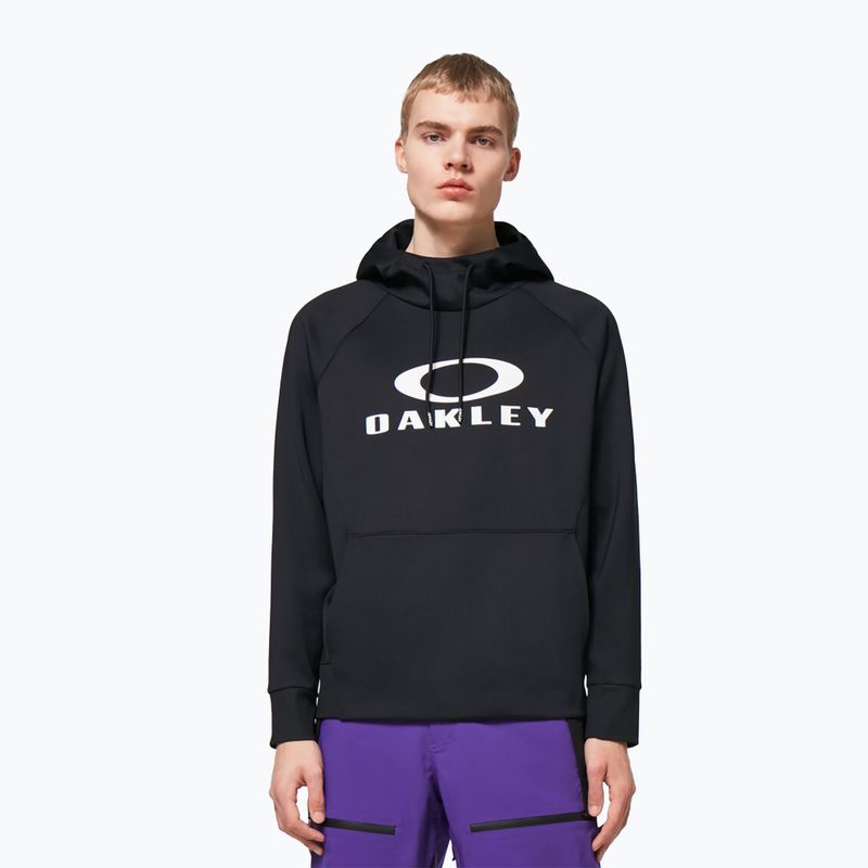 Кофта сноубордична чоловіча Oakley Sierra DWR Fleece Hoody 2.0 чорна FOA402382