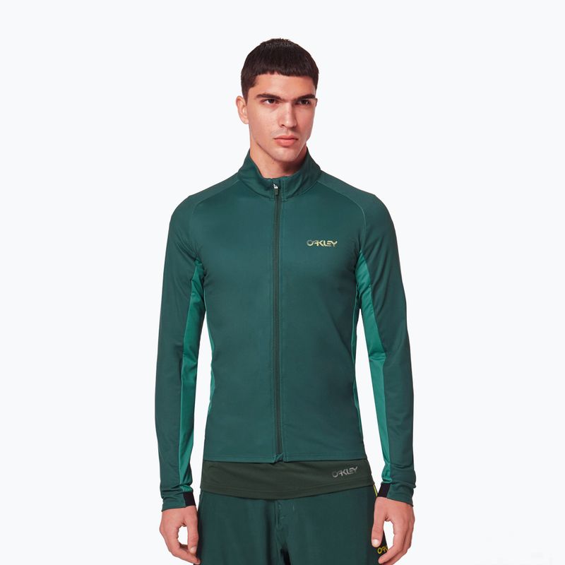 Велокофта чоловіча Oakley Elements Thermal зелена FOA403117