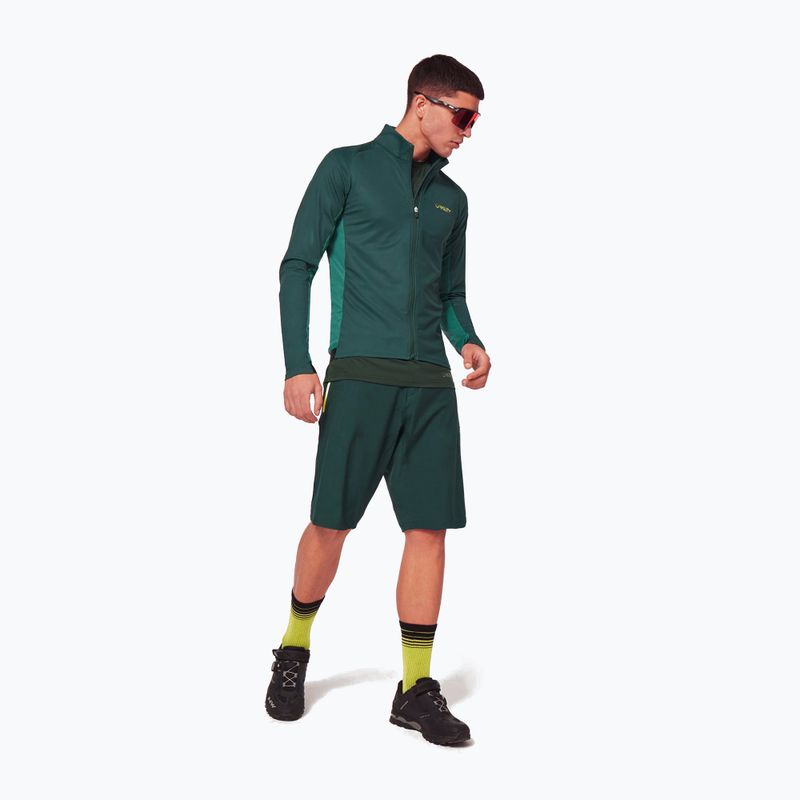 Велокофта чоловіча Oakley Elements Thermal зелена FOA403117 2