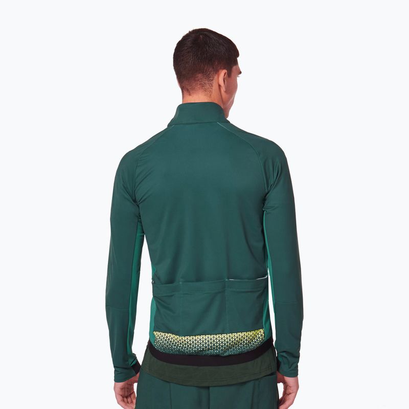 Велокофта чоловіча Oakley Elements Thermal зелена FOA403117 3