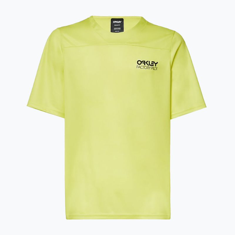 Велофутболка чоловіча Oakley Factory Pilot Lite MTB жовта FOA403173 8