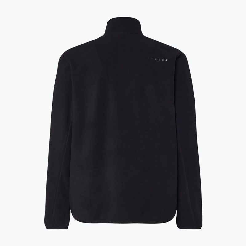 Кофта флісова чоловіча Oakley Maple Ridge 1/2 Zip Fleece blackout 2