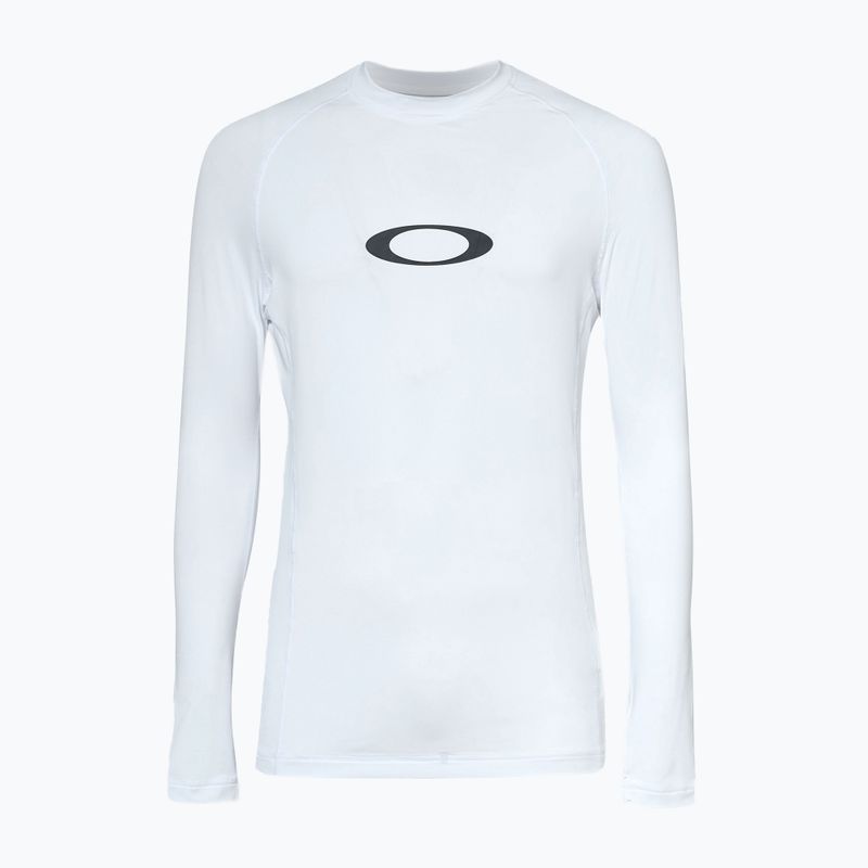 Футболка для плавання чоловіча Oakley Ellipse Rashguard біла FOA403767100 2