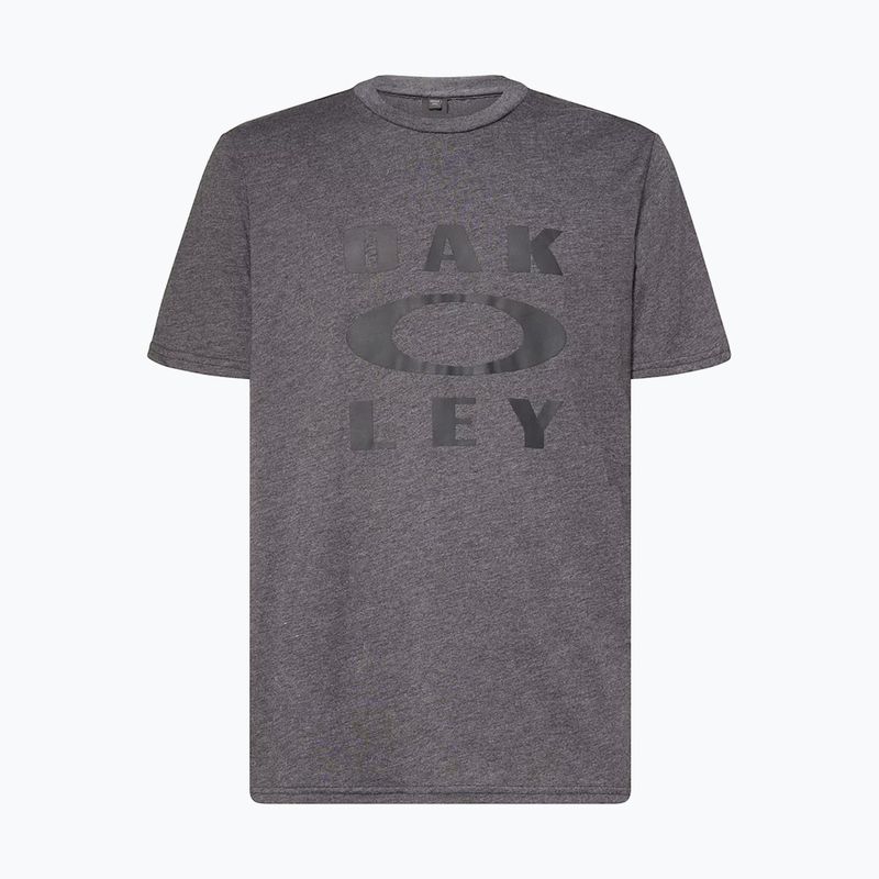 Футболка чоловіча Oakley Bark Ellipse Tee dark grey hthr/black