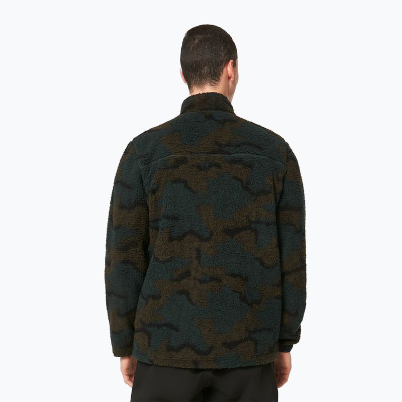 Кофта сноубордична чоловіча Oakley Mountain Fire Sherpa зелена FOA403426 3