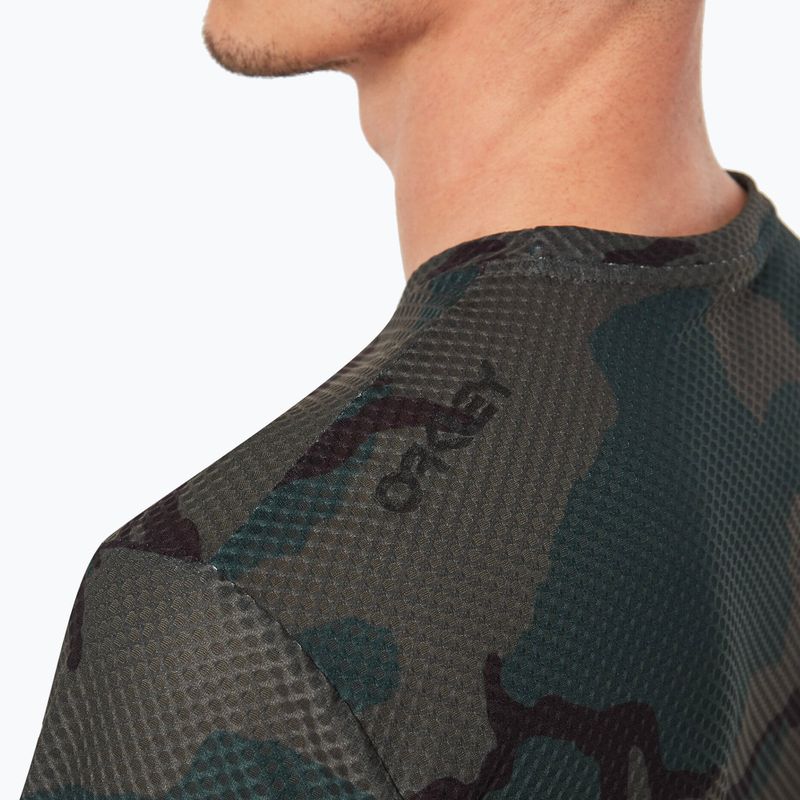 Велофутболка чоловіча Oakley Ride Free SS зелена FOA403780 3