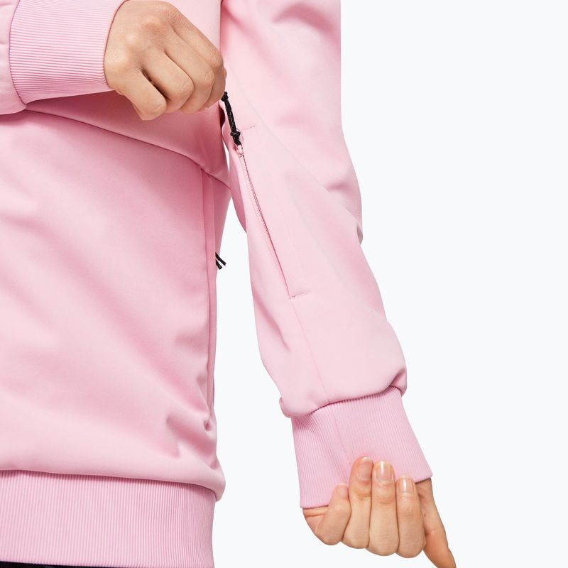 Кофта сноубордична жіноча Oakley Park RC Softshell Hoodie рожева FOA500320 8