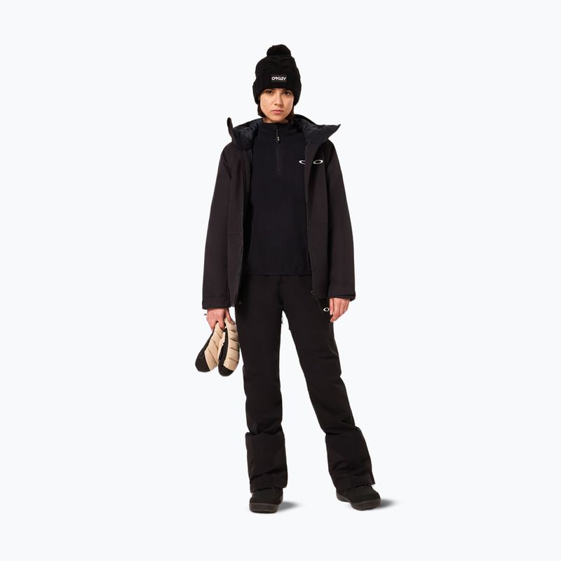 Кофта флісова жіноча Oakley Maple Ridge 1/2 Zip Fleece blackout 2
