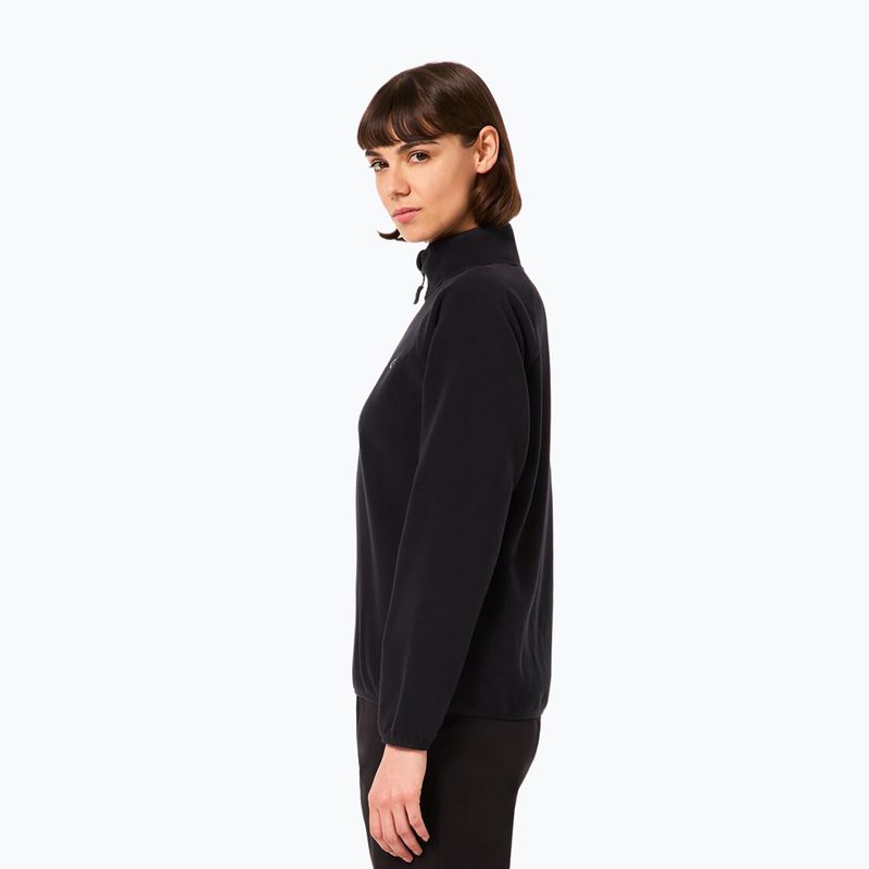 Кофта флісова жіноча Oakley Maple Ridge 1/2 Zip Fleece blackout 5